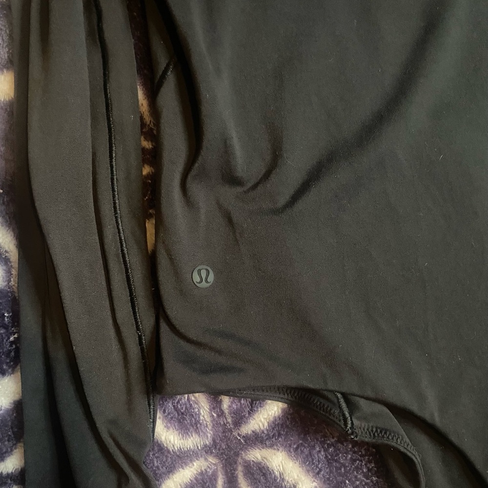 Lululemon Athletic Black Long Sleeve Bodysuit - Picture 4 of 5